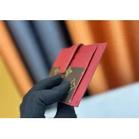 Cheap Louis Vuitton LV Card Case In Red For Women #1357631 Replica Wholesale [$38.00 USD] [ITEM#1357631] on Replica Louis Vuitton LV Wallets