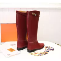 Cheap Hermes Boots For Women #1357658 Replica Wholesale [$115.00 USD] [ITEM#1357658] on Replica Hermes Boots