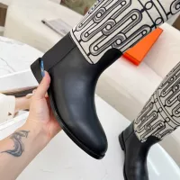 Cheap Hermes Boots For Women #1357672 Replica Wholesale [$118.00 USD] [ITEM#1357672] on Replica Hermes Boots