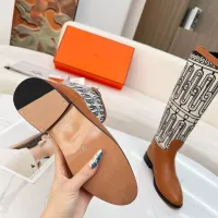 Cheap Hermes Boots For Women #1357673 Replica Wholesale [$118.00 USD] [ITEM#1357673] on Replica Hermes Boots