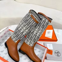 Cheap Hermes Boots For Women #1357673 Replica Wholesale [$118.00 USD] [ITEM#1357673] on Replica Hermes Boots