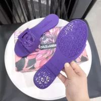 Cheap Dolce &amp; Gabbana D&amp;G Slippers For Women #1357688 Replica Wholesale [$48.00 USD] [ITEM#1357688] on Replica Dolce &amp; Gabbana D&amp;G Slippers