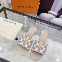 Cheap Louis Vuitton Slippers For Women #1357716 Replica Wholesale [$82.00 USD] [ITEM#1357716] on Replica Louis Vuitton Slippers