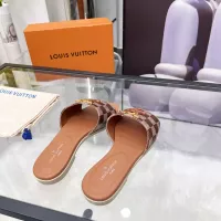 Cheap Louis Vuitton Slippers For Women #1357721 Replica Wholesale [$82.00 USD] [ITEM#1357721] on Replica Louis Vuitton Slippers