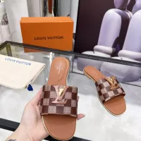 Cheap Louis Vuitton Slippers For Women #1357721 Replica Wholesale [$82.00 USD] [ITEM#1357721] on Replica Louis Vuitton Slippers