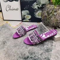 Cheap Dolce &amp; Gabbana D&amp;G Slippers For Women #1357725 Replica Wholesale [$115.00 USD] [ITEM#1357725] on Replica Dolce &amp; Gabbana D&amp;G Slippers