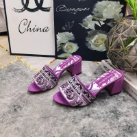 Cheap Dolce &amp; Gabbana D&amp;G Slippers For Women #1357726 Replica Wholesale [$125.00 USD] [ITEM#1357726] on Replica Dolce &amp; Gabbana D&amp;G Slippers
