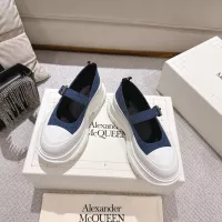 Cheap Alexander McQueen Casual Shoes For Women #1357729 Replica Wholesale [$108.00 USD] [ITEM#1357729] on Replica Alexander McQueen Casual Shoes
