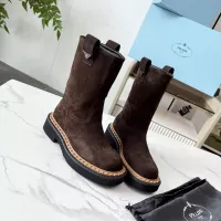 Cheap Prada Boots For Women #1357738 Replica Wholesale [$115.00 USD] [ITEM#1357738] on Replica Prada Boots