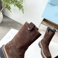Cheap Prada Boots For Women #1357738 Replica Wholesale [$115.00 USD] [ITEM#1357738] on Replica Prada Boots