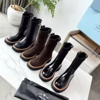Cheap Prada Boots For Women #1357740 Replica Wholesale [$115.00 USD] [ITEM#1357740] on Replica Prada Boots