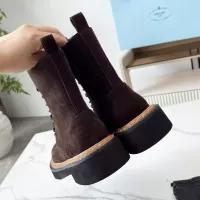 Cheap Prada Boots For Women #1357741 Replica Wholesale [$115.00 USD] [ITEM#1357741] on Replica Prada Boots