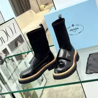 Cheap Prada Boots For Women #1357806 Replica Wholesale [$102.00 USD] [ITEM#1357806] on Replica Prada Boots