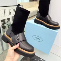 Cheap Prada Boots For Women #1357807 Replica Wholesale [$102.00 USD] [ITEM#1357807] on Replica Prada Boots