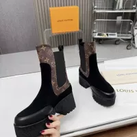 Cheap Louis Vuitton Boots For Women #1357814 Replica Wholesale [$105.00 USD] [ITEM#1357814] on Replica Louis Vuitton Boots