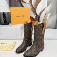 Cheap Louis Vuitton Boots For Women #1357824 Replica Wholesale [$108.00 USD] [ITEM#1357824] on Replica Louis Vuitton Boots