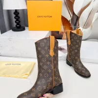 Cheap Louis Vuitton Boots For Women #1357824 Replica Wholesale [$108.00 USD] [ITEM#1357824] on Replica Louis Vuitton Boots