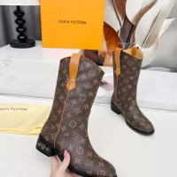 Cheap Louis Vuitton Boots For Women #1357824 Replica Wholesale [$108.00 USD] [ITEM#1357824] on Replica Louis Vuitton Boots