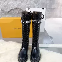 Cheap Louis Vuitton Boots For Women #1357825 Replica Wholesale [$130.00 USD] [ITEM#1357825] on Replica Louis Vuitton Boots