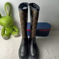 Cheap Louis Vuitton Boots For Women #1357826 Replica Wholesale [$132.00 USD] [ITEM#1357826] on Replica Louis Vuitton Boots