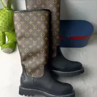 Cheap Louis Vuitton Boots For Women #1357826 Replica Wholesale [$132.00 USD] [ITEM#1357826] on Replica Louis Vuitton Boots