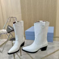 Cheap Prada Boots For Women #1357848 Replica Wholesale [$158.00 USD] [ITEM#1357848] on Replica Prada Boots