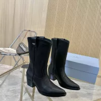 Cheap Prada Boots For Women #1357850 Replica Wholesale [$158.00 USD] [ITEM#1357850] on Replica Prada Boots