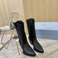 Cheap Prada Boots For Women #1357850 Replica Wholesale [$158.00 USD] [ITEM#1357850] on Replica Prada Boots