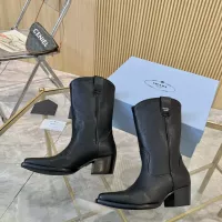 Cheap Prada Boots For Women #1357850 Replica Wholesale [$158.00 USD] [ITEM#1357850] on Replica Prada Boots