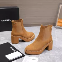 Cheap Chanel Boots For Women #1357869 Replica Wholesale [$128.00 USD] [ITEM#1357869] on Replica Chanel Boots