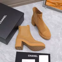 Cheap Chanel Boots For Women #1357869 Replica Wholesale [$128.00 USD] [ITEM#1357869] on Replica Chanel Boots