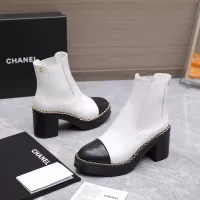 Cheap Chanel Boots For Women #1357875 Replica Wholesale [$128.00 USD] [ITEM#1357875] on Replica Chanel Boots