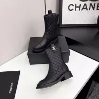 Cheap Chanel Boots For Women #1357885 Replica Wholesale [$122.00 USD] [ITEM#1357885] on Replica Chanel Boots