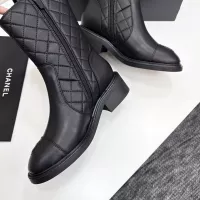 Cheap Chanel Boots For Women #1357885 Replica Wholesale [$122.00 USD] [ITEM#1357885] on Replica Chanel Boots