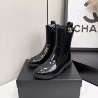 Cheap Chanel Boots For Women #1357886 Replica Wholesale [$122.00 USD] [ITEM#1357886] on Replica Chanel Boots