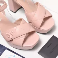 Cheap Prada Sandal For Women #1357901 Replica Wholesale [$112.00 USD] [ITEM#1357901] on Replica Prada Sandal