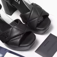 Cheap Prada Sandal For Women #1357903 Replica Wholesale [$112.00 USD] [ITEM#1357903] on Replica Prada Sandal