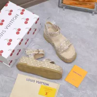 Cheap Louis Vuitton Sandal For Women #1357909 Replica Wholesale [$115.00 USD] [ITEM#1357909] on Replica Louis Vuitton Sandal