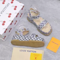 Cheap Louis Vuitton Sandal For Women #1357910 Replica Wholesale [$115.00 USD] [ITEM#1357910] on Replica Louis Vuitton Sandal
