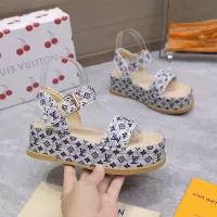 Cheap Louis Vuitton Sandal For Women #1357910 Replica Wholesale [$115.00 USD] [ITEM#1357910] on Replica Louis Vuitton Sandal