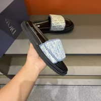 Cheap Christian Dior Slippers For Men #1357998 Replica Wholesale [$64.00 USD] [ITEM#1357998] on Replica Christian Dior Slippers