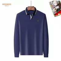 Cheap Hermes T-Shirts Long Sleeved For Men #1358064 Replica Wholesale [$40.00 USD] [ITEM#1358064] on Replica Hermes T-Shirts
