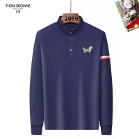 Cheap Thom Browne TB T-Shirts Long Sleeved For Men #1358118 Replica Wholesale [$40.00 USD] [ITEM#1358118] on Replica Thom Browne TB T-Shirts