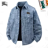 Cheap Burberry Jackets Long Sleeved For Men #1358355 Replica Wholesale [$60.00 USD] [ITEM#1358355] on Replica Burberry Jackets
