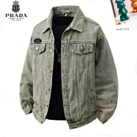 Cheap Prada Jackets Long Sleeved For Men #1358378 Replica Wholesale [$60.00 USD] [ITEM#1358378] on Replica Prada Jackets
