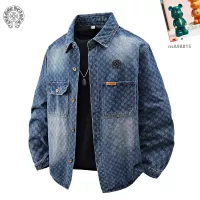 Cheap Chrome Hearts Jackets Long Sleeved For Men #1358381 Replica Wholesale [$60.00 USD] [ITEM#1358381] on Replica Chrome Hearts Jackets