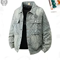 Cheap Chrome Hearts Jackets Long Sleeved For Men #1358384 Replica Wholesale [$60.00 USD] [ITEM#1358384] on Replica Chrome Hearts Jackets