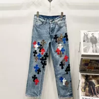 Cheap Chrome Hearts Jeans For Men #1358894 Replica Wholesale [$68.00 USD] [ITEM#1358894] on Replica Chrome Hearts Jeans