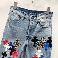 Cheap Chrome Hearts Jeans For Men #1358894 Replica Wholesale [$68.00 USD] [ITEM#1358894] on Replica Chrome Hearts Jeans