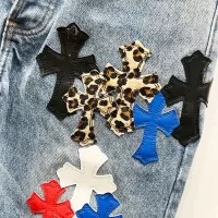 Cheap Chrome Hearts Jeans For Men #1358894 Replica Wholesale [$68.00 USD] [ITEM#1358894] on Replica Chrome Hearts Jeans